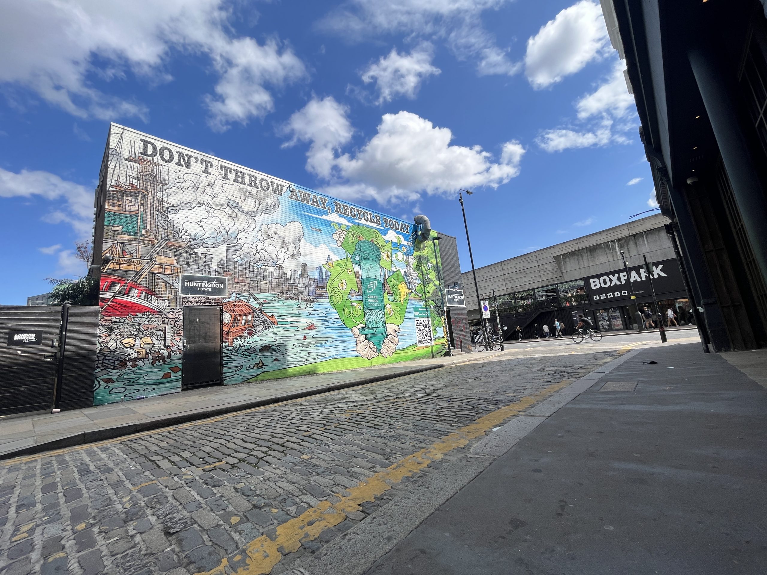 Green Wings Project Unveils Striking Graffiti in Shoreditch to Champion Used E-Cigarette Recycling