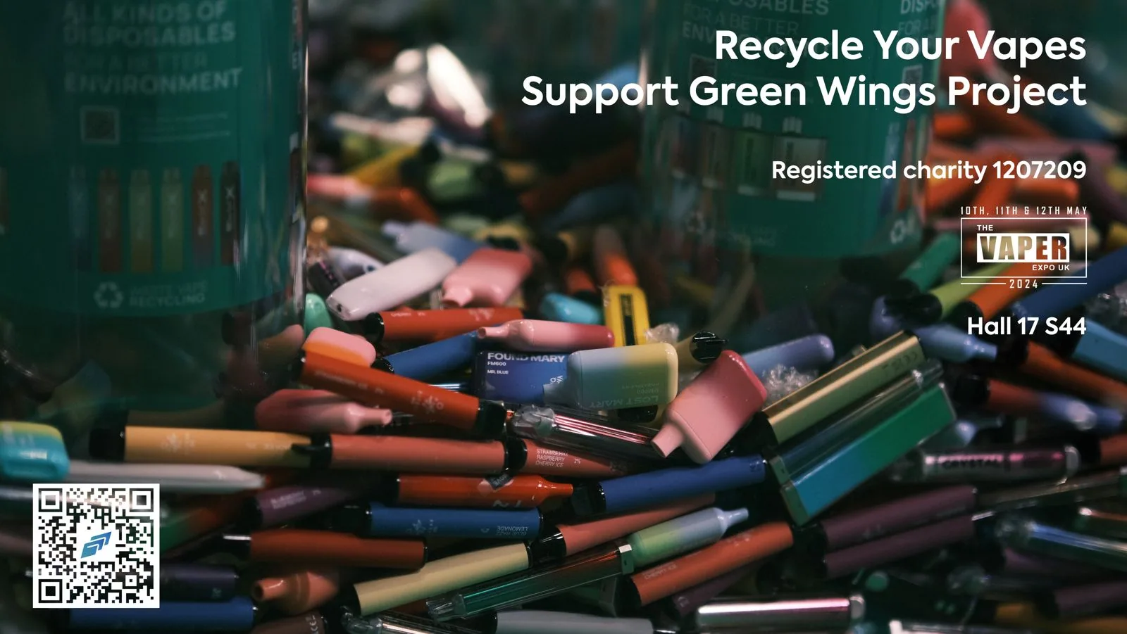 Green Wings Project: Successful Debut as a Registered Charity at Vaper Expo UK 2024