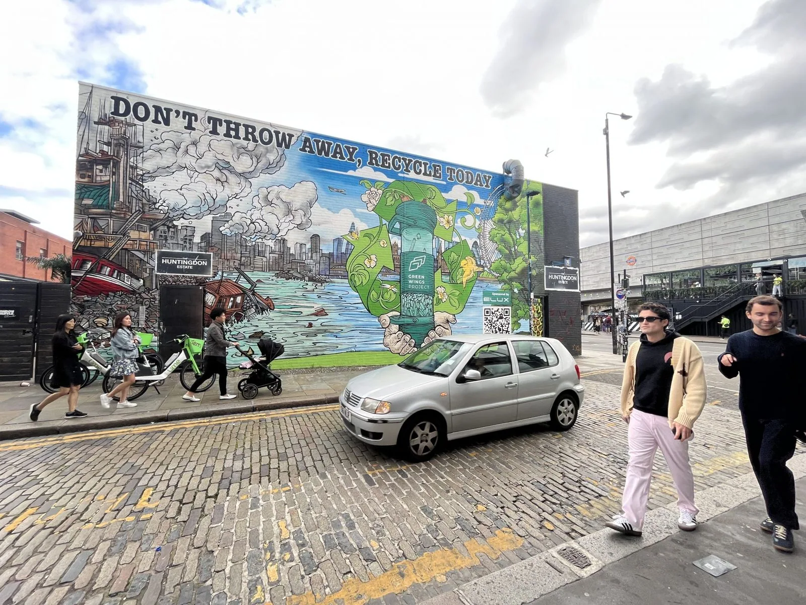 Green Wings Project Unveils Striking Graffiti in Shoreditch to Champion Used E-Cigarette Recycling