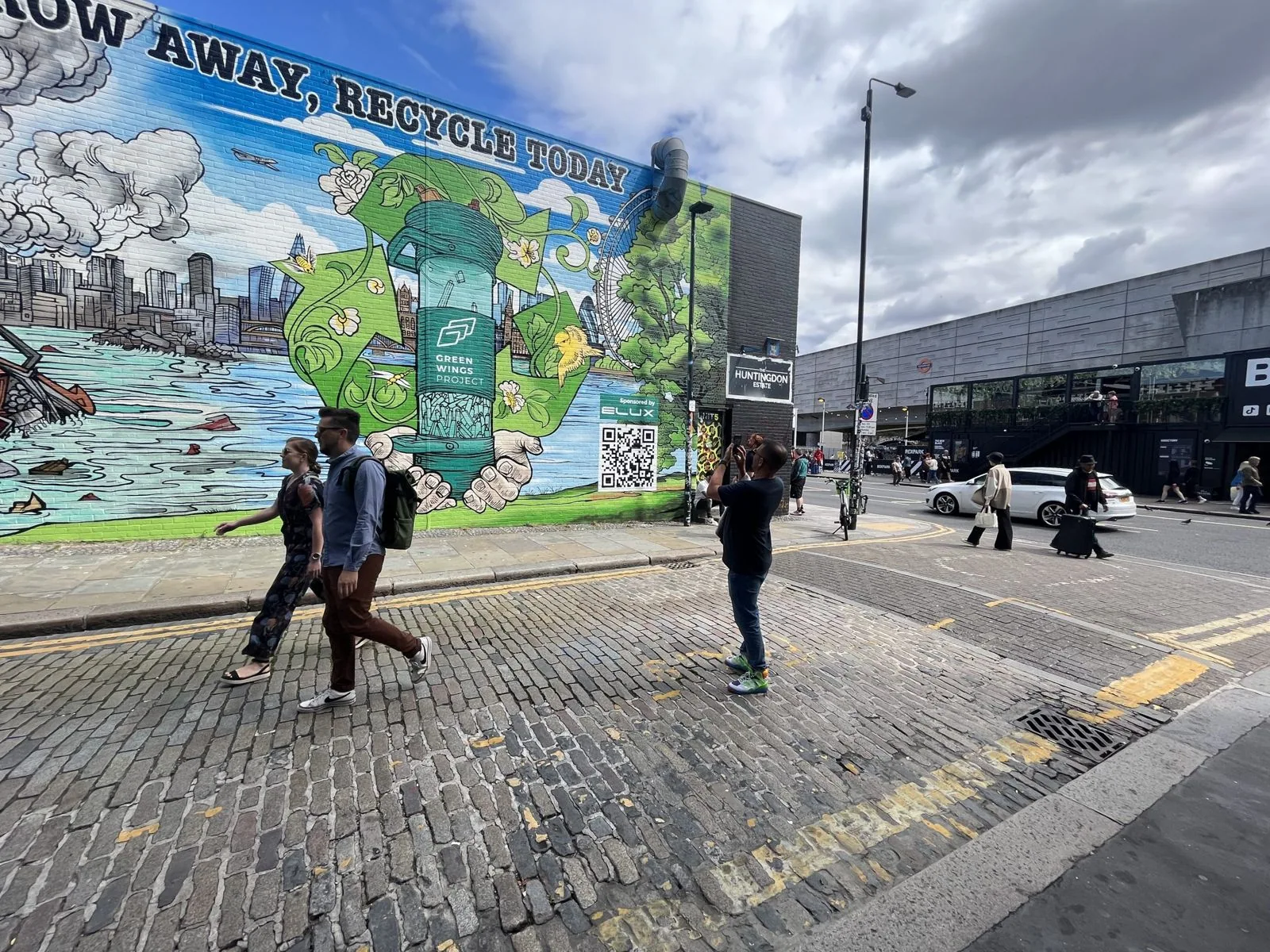 Green Wings Project Unveils Striking Graffiti in Shoreditch to Champion Used E-Cigarette Recycling