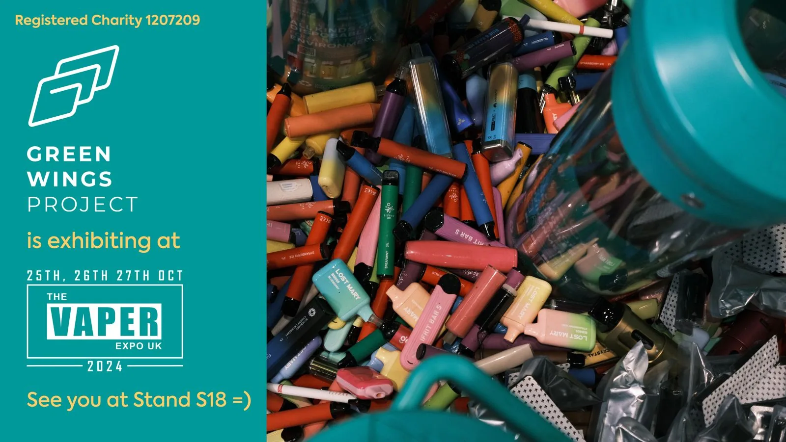 Green Wings Project at Vaper Expo Winter 2024: Championing Vape Recycling Solutions Amid Ban Discussions